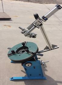 Welding Positioner with Pneumatic Torch Holder